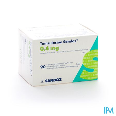 Tamsulosine Sandoz 0,4mg Gereg.afg. Caps 90x0,4mg