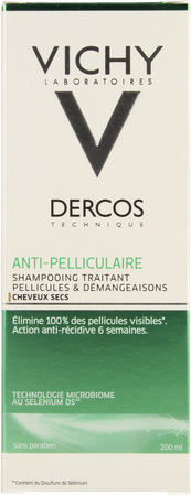 Vichy Dercos A/roos Droog Haar Reno Sh 200ml 10