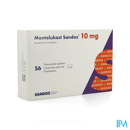 Montelukast Sandoz 10mg Comp Pell 56 X 10mg