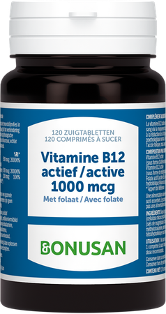 Vitamine B12 Active 1000mcg Comp Sucer 120 Bonusan 3