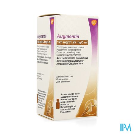 Augmentin Fl Sir 80ml 125mg/5ml