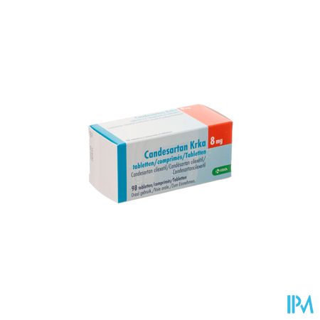 Candesartan Krka 8mg Tabl 98