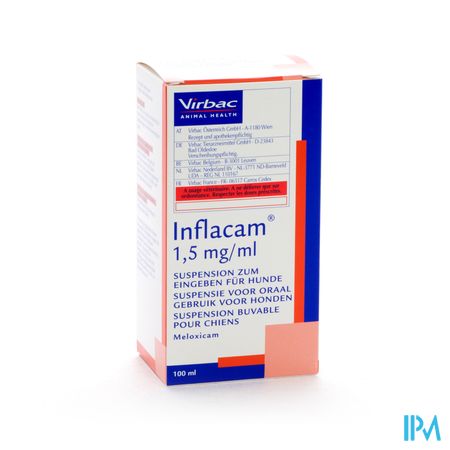 Inflacam 1,5mg/ml Drink Susp Hond 100ml