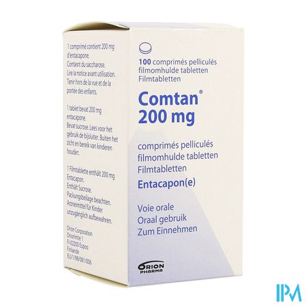 Comtan Comp 100 X 200mg Flacon Hdpe