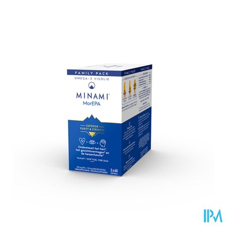 Minami Morepa Smart Fats Family Pack Nf Caps 2x60