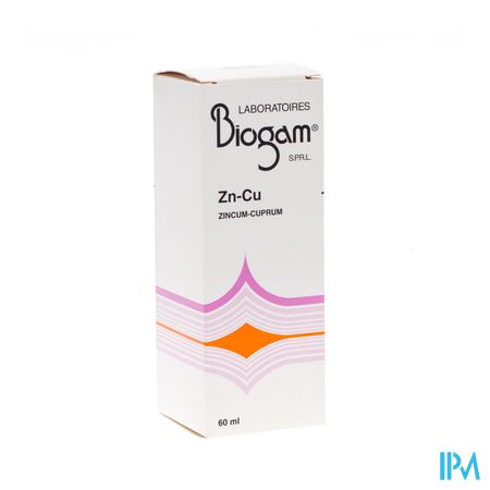 Biogam Zn-cu Fl 60ml