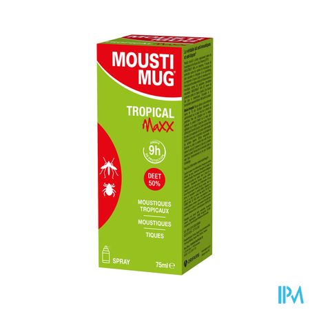 Moustimug Tropical Maxx Spray 50% Deet 75ml