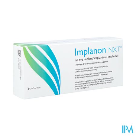 Implanon Nxt Orifarm Impl Subcut 68mg Pip