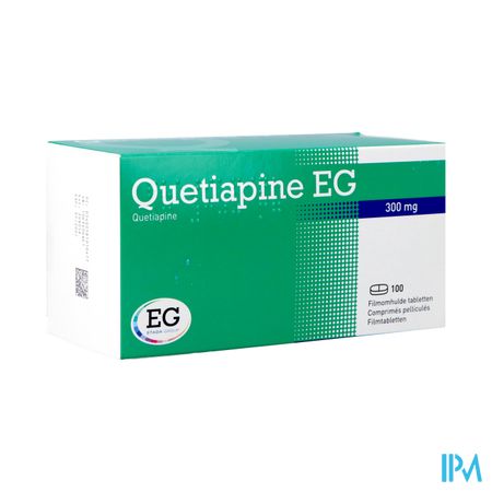 Quetiapine EG Comp Pell 100 X 300 Mg