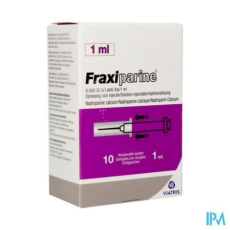 Fraxiparine Ser 10 X 1,0ml 9500 Ui Axa