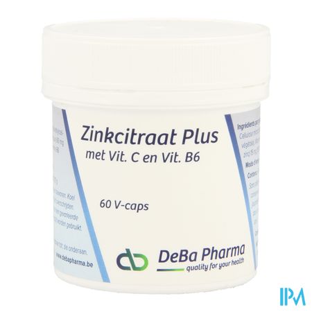 Zinkcitraat Plus Caps 60 Deba 4