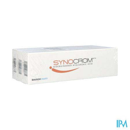 Synocrom Sol Ster Inj.intra Artic. Seringue 3x2ml