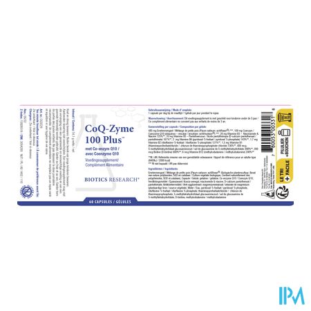 Coq-zyme 100 Plus Caps 60x100mg 4