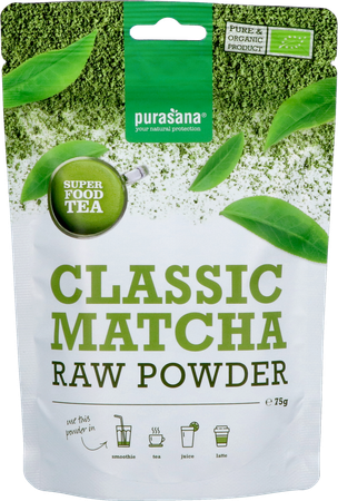 Purasana Vegan Matcha Classic Poudre 75g 1