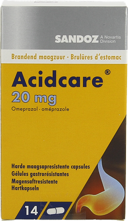 Acidcare 20mg Sandoz Caps Maagsapres 14 X 20mg 3