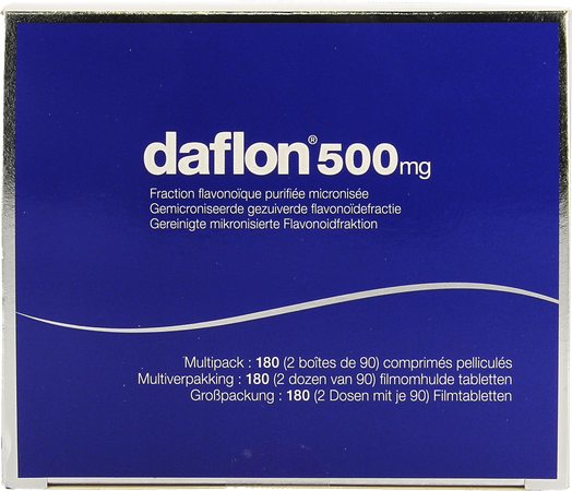 Daflon 500 Filmomh Tabl 180 X 500mg 8