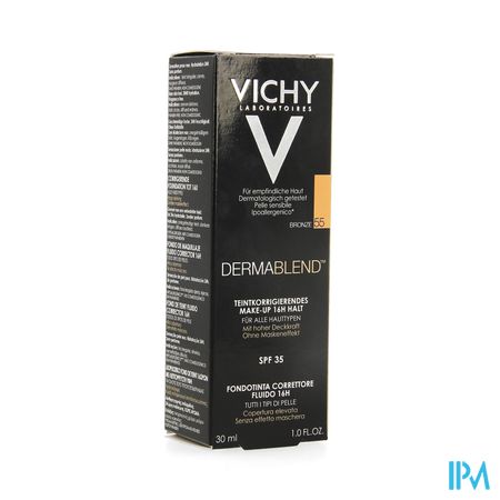 Vichy Fdt Dermablend Fluide 55 Bronze 30ml 4
