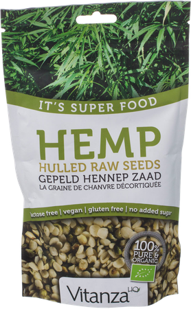 Vitanza Hq Superfood Hemp Raw Seeds Bio 200g 2