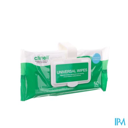 Clinell Universel Wipes Clip Pack 50