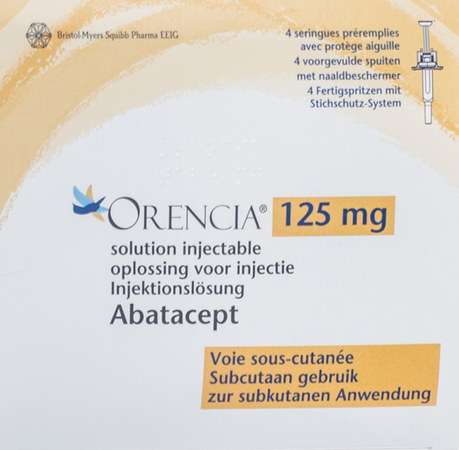 Orencia 4 Ser Voorgev 1ml Opl Inj 125mg 1