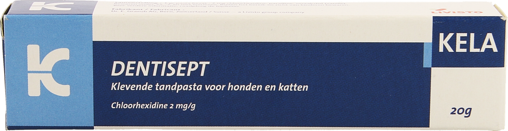 Dentisept Tandpasta Hond Kat Tube 20g 2