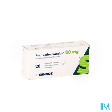 Paroxetine 20mg Sandoz Filmomh Tabl 28 X 20mg