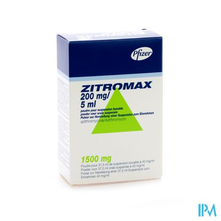 Zitromax Susp Per Os 37,5ml 200mg/5ml