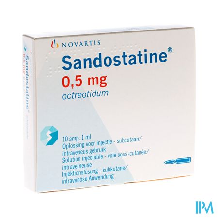 Sandostatine Amp S.c. 10x0,5mg/ml 1