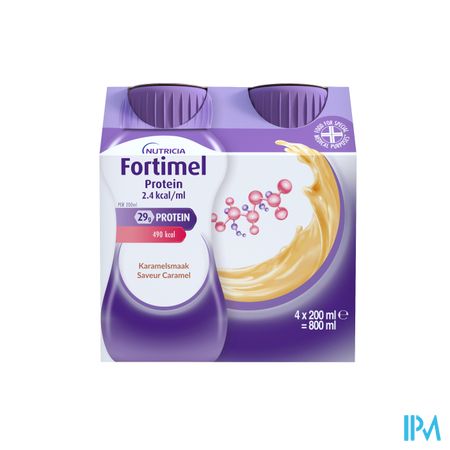 Fortimel Protein 2.4kcal Caramel 4x200ml