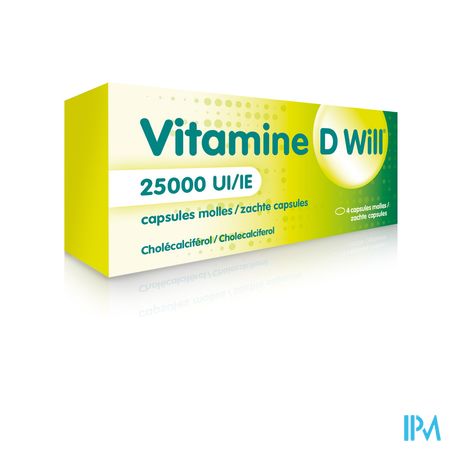 Vitamine D Will 25000ie Zachte Caps 4