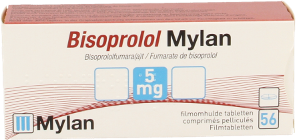 Bisoprolol Viatris 5,0mg Tabl 56 3