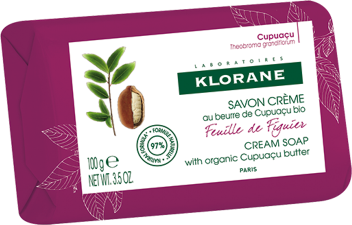 Klorane Lichaam Zeep Cr Essentiele Olie Vijg 100g 1