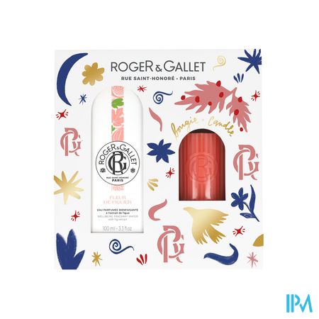 Roger&gallet Kerstset Fleur Figuier 100ml + Kaars