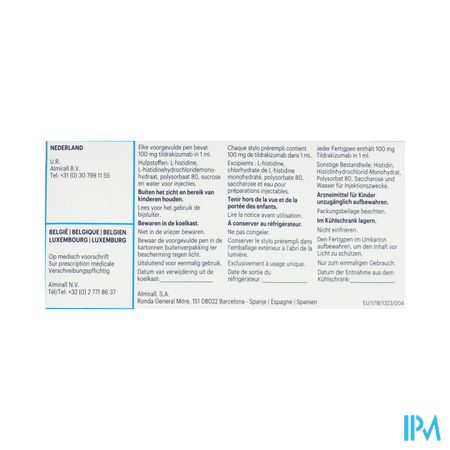 Ilumetri 100mg Opl Inj Voorgevulde Pen 1x1ml 1