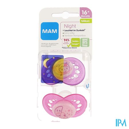 Mam Fopspeen Night +16m Meisje 1