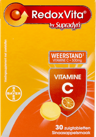 Redoxvita 500mg Sinaas Zuigtabl 30 4