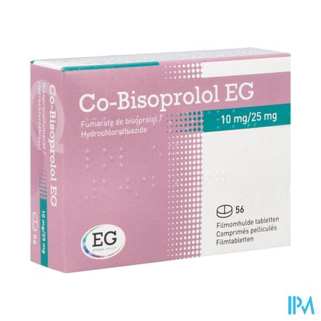 Co Bisoprolol EG 10Mg/25Mg Tabl 56