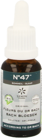Bachbloesem Bio N°47 Druppels Slaap 20ml 3