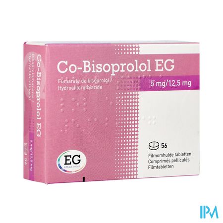 Co Bisoprolol EG 5,0Mg/12,50Mg Tabl 56