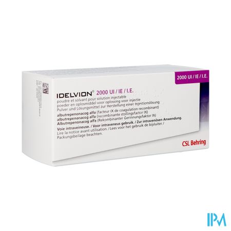 Idelvion 2000iu Orifarm Inj Fl 1