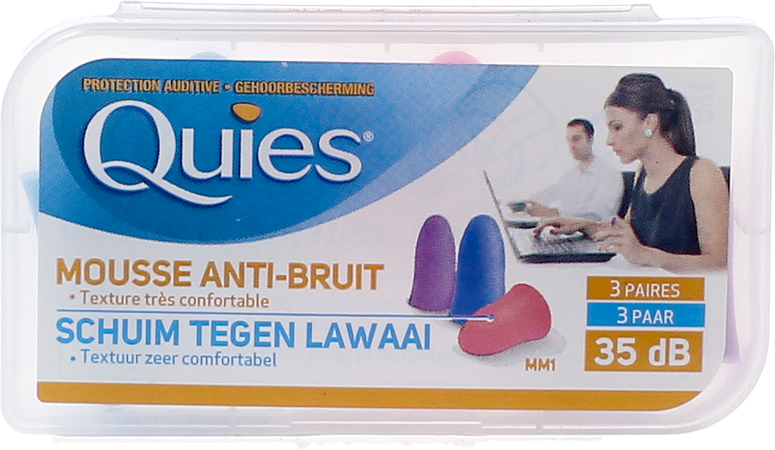 Quies Oordoppen Schuim Disco 3 Paar 3