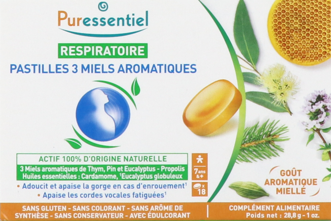 Puressentiel Ademhaling Pastillen Honing 18 3