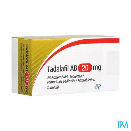 Tadalafil Ab 20mg Comp Pell 28 X 20mg