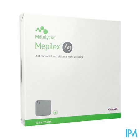 Mepilex Ag Verband Steriel 17,5x17,5cm 5 287321