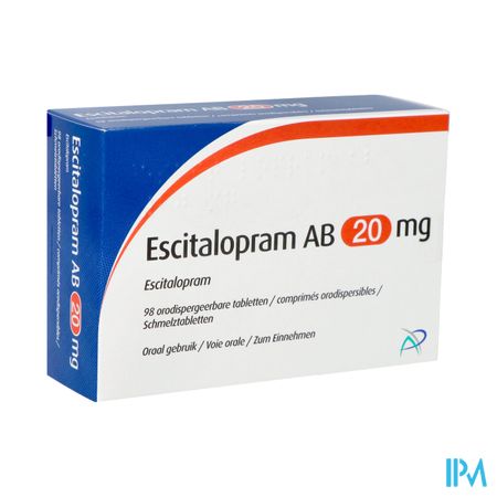 Escitalopram Ab 20mg Comp Orodisp 98 X 20mg