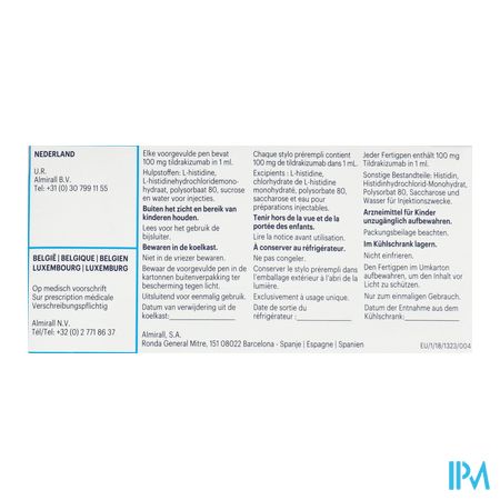 Ilumetri 100mg Opl Inj Voorgevulde Pen 1x1ml 3