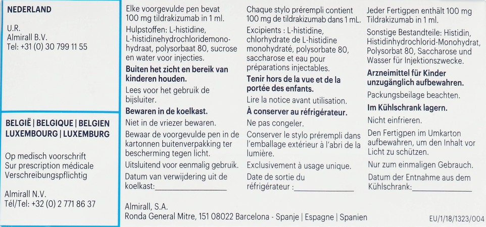 Ilumetri 100mg Opl Inj Voorgevulde Pen 1x1ml 3