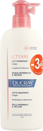 Ducray Ictyane Melk Hydra Lichaam 400ml Promo -3€ 1