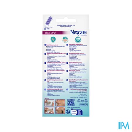 Nexcare 3m Steri-strip Wondsluit. Beige 6mmx75mm 6 5