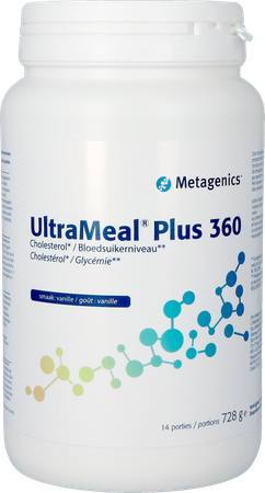 Ultrameal Plus 360 Vanille Pot 728g Metagenics 1